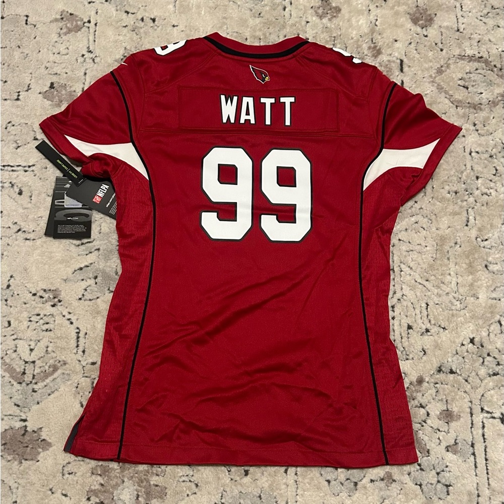 Nike Authentic Arizona Cardinals J.J. Watt #99 NFL Red Jersey Women’s Sz: Small - Picture 7 of 7